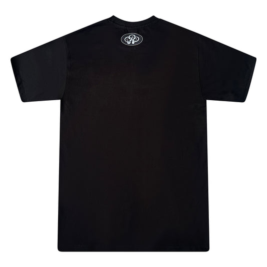 Turn Pain Into Champagne Tee Run It Streetwear T-Shirt in Black & White