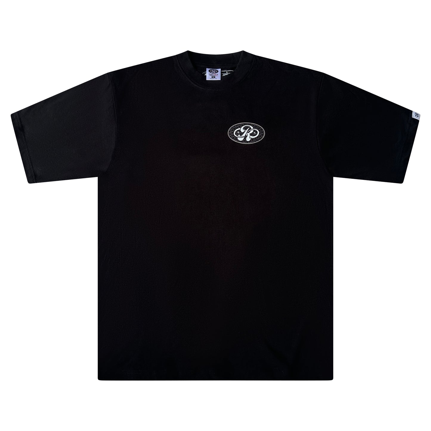 Run It Emblem Logo Tee Classic Streetwear T-Shirt in Black & White