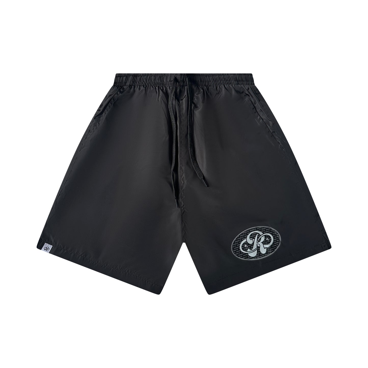 Men’s Athletic Shorts – Sky Blue & Black Lightweight Polyester Gym Shorts by Run It