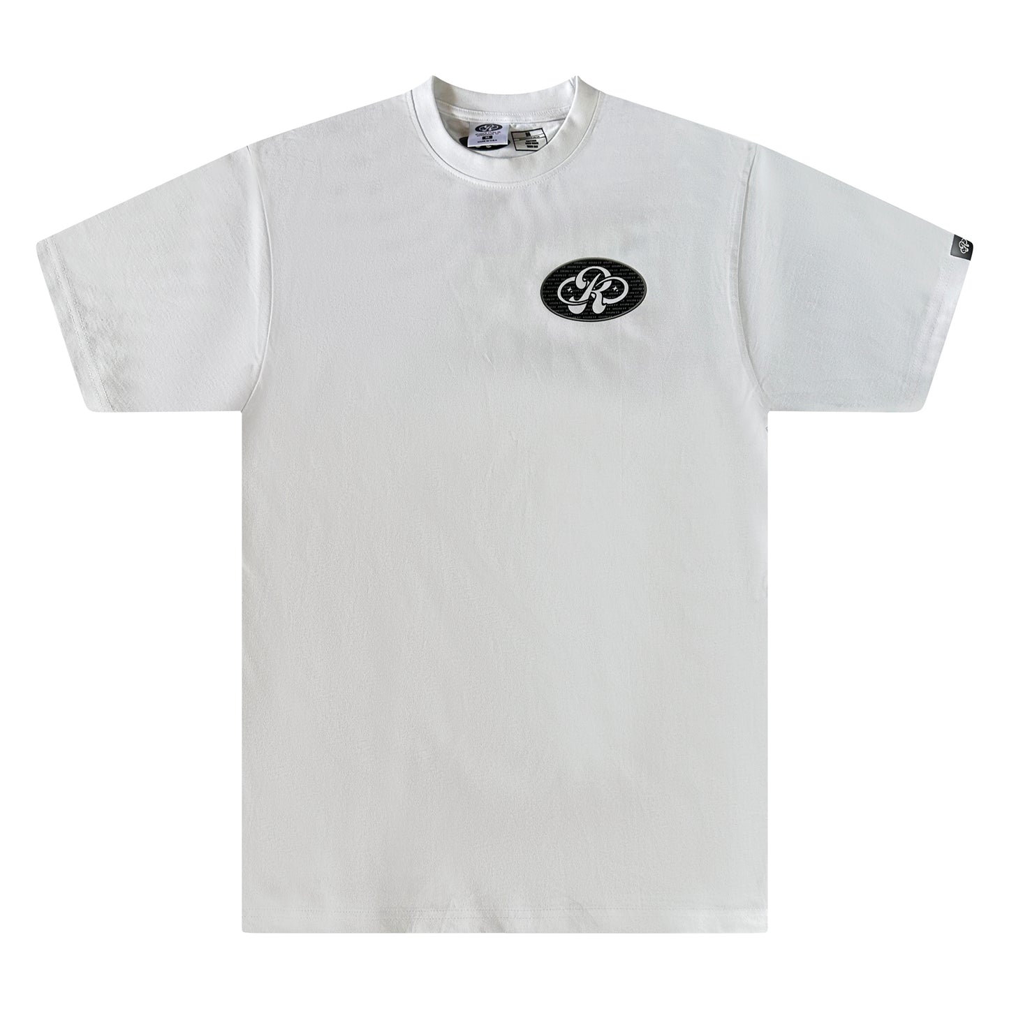 Run It Emblem Logo Tee Classic Streetwear T-Shirt in Black & White