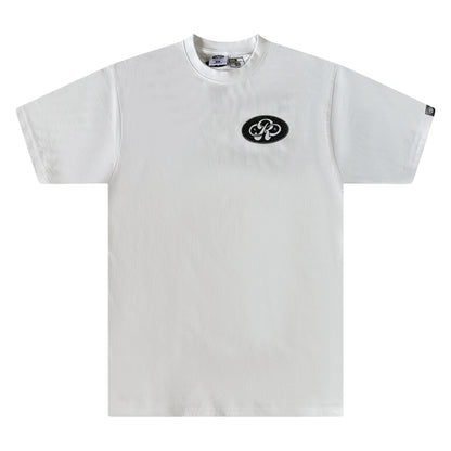 Run It Emblem Logo Tee Classic Streetwear T-Shirt in Black & White
